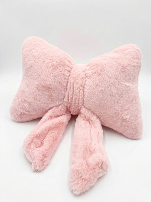 Poduszka kokardka różowa