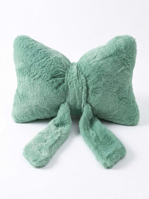 Poduszka kokardka zielona